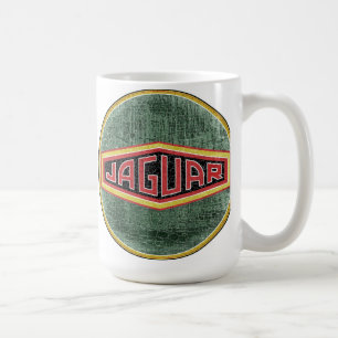 Vintages Jaguar-Zeichen Kaffeetasse