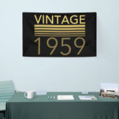 Vintages Jahr 1959 Banner (Messeveranstaltung)
