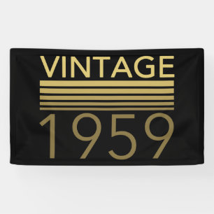 Vintages Jahr 1959 Banner