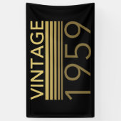 Vintages Jahr 1959 Banner (Vertikal)