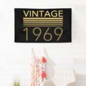 Vintages Jahr 1969 Banner (Insitu)