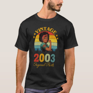 Vintages Jahr 2003 20. Geburtstag 20 Jahre T-Shirt