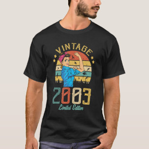 Vintages Jahr 2003 Geburt 19 T-Shirt