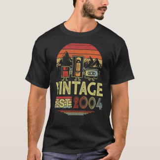 Vintages Jahr 2004 Gebildet im Jahr 2004 18. Gebur T-Shirt