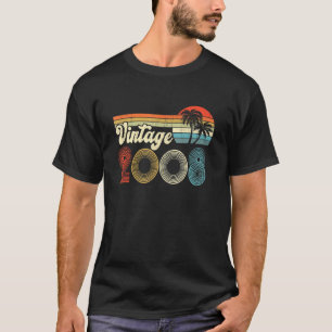 Vintages Jahr 2008 2008 14. Geburtstag 14 Jahr T-Shirt