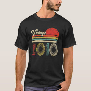 Vintages Jahr 2010 2010 12 Geburtstag 12 Jahr T-Shirt