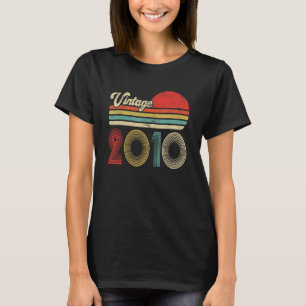 Vintages Jahr 2010 2010 12 Geburtstag 12 Jahr T-Shirt