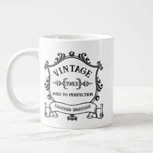 Vintages Jahr bis zur Perfektion Geburtstag Jumbo-Tasse