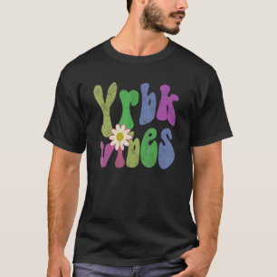 Vintages JAHRESBUCH VIBES Funny Publication Crew E T-Shirt