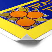 Vintages Jamaica-Reiseplakat Poster (Ecke)