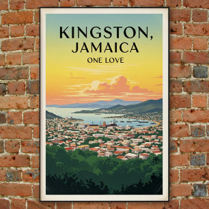 Vintages Jamaica Travel Poster der 60er Jahre