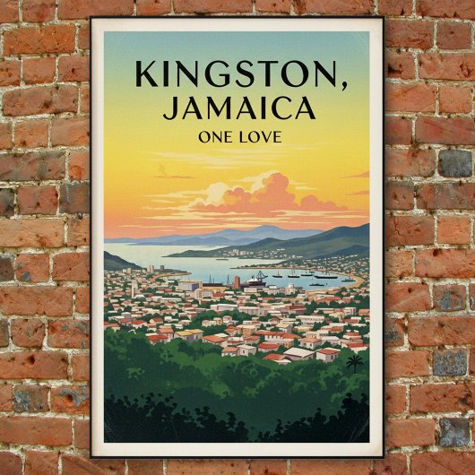 Vintages Jamaica Travel Poster der 60er Jahre