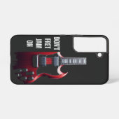 Vintages Jamming an der Spitze Samsung Galaxy Hülle (Rückseite (Horizontal))