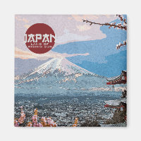 Vintages Japan Fuji Reise