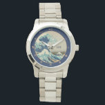 Vintages Japan, große Welle vor Kanagawa /art Kanj Armbanduhr<br><div class="desc">WATCH(日 本/Japan): Designer beobachten japanische berühmte japanische Kunst aus der Antike - "Great Wave off Kanagawa", eine der malerischsten Repräsentationen Japans. Aus der Geschichte: "Katsushika Hokusai The Great Wave Off Kanagawa (1830) The Great Wave off Kanagawa, auch bekannt als The Great Wave oder einfach The Wave, ist ein ukiyo-e-Druck des...</div>