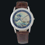 Vintages Japan, große Welle vor Kanagawa Kanji beo Armbanduhr<br><div class="desc">WATCH(日 本/Japan): Designer beobachten japanische berühmte japanische Kunst aus der Antike - "Great Wave off Kanagawa", eine der malerischsten Repräsentationen Japans. Aus der Geschichte: "Katsushika Hokusai The Great Wave Off Kanagawa (1830) The Great Wave off Kanagawa, auch bekannt als The Great Wave oder einfach The Wave, ist ein ukiyo-e-Druck des...</div>