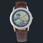 Vintages Japan, große Welle vor Kanagawa Kanji beo Armbanduhr<br><div class="desc">WATCH(日 本/Japan): Designer beobachten japanische berühmte japanische Kunst aus der Antike - "Great Wave off Kanagawa", eine der malerischsten Repräsentationen Japans. Aus der Geschichte: "Katsushika Hokusai The Great Wave Off Kanagawa (1830) The Great Wave off Kanagawa, auch bekannt als The Great Wave oder einfach The Wave, ist ein ukiyo-e-Druck des...</div>