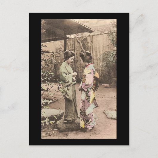 Vintages Japan Postkarte (Vorderseite)