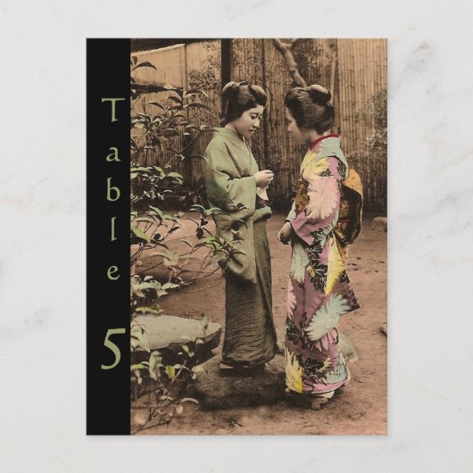 Vintages Japan Postkarte (Vorderseite)