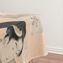 Vintages Japaner Ukiyo-e Frauen-Porträt I