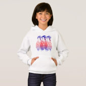Vintages Japanisch Zeichnend Hoodie (Vorne ganz)