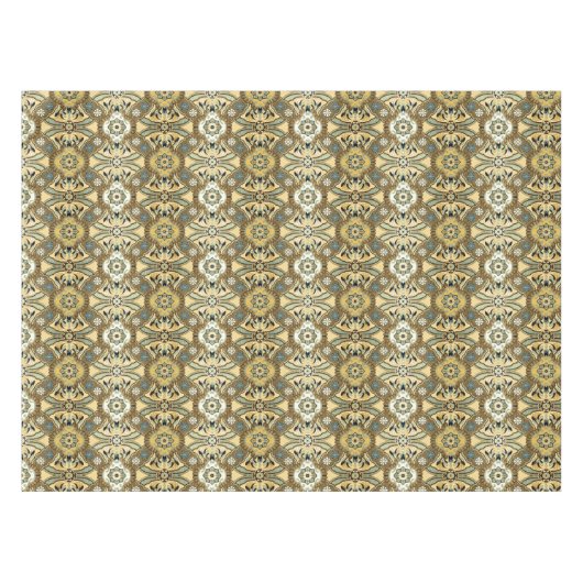 Vintages japanisches Blumenmuster Tischdecke (Vorderseite (Horizontal))