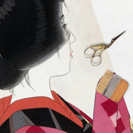 Vintages japanisches Dekoupage Tissue Paper Seidenpapier