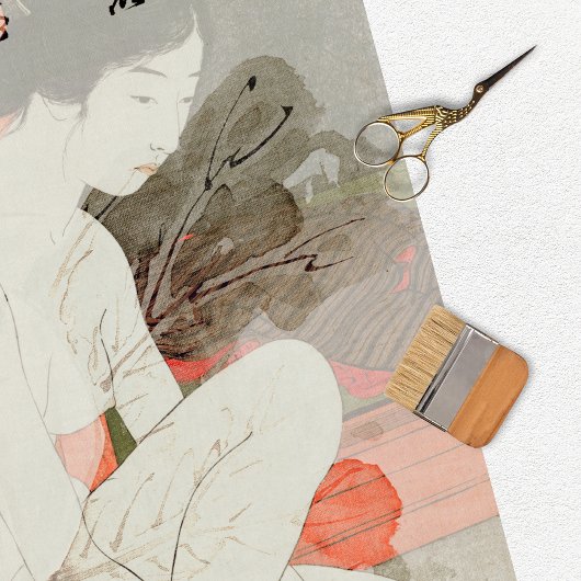 Vintages japanisches Dekoupage Tissue Paper Seidenpapier