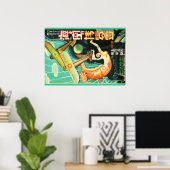 Vintages japanisches Expo-Poster Poster (Heimbüro)