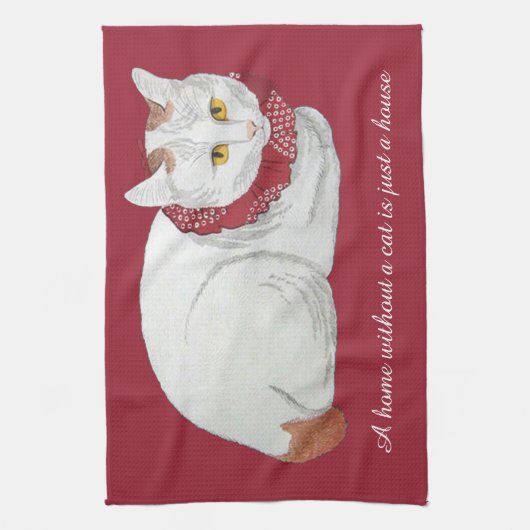 Vintages japanisches geschirrtuch (Vertikal)