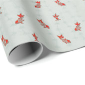 Vintages japanisches Goldfisch-Wiederholmuster Geschenkpapier (Rolleneckpunkt)