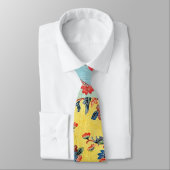 Vintages japanisches Kimono-Gewebe (Bingata) Krawatte (Gebunden)