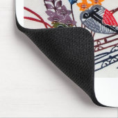 Vintages japanisches KIMONO-Muster Mousepad (Ecke)