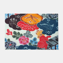 Vintages japanisches Kimono Textile (Bingata)