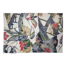 Vintages japanisches Kimono Textile (Bingata)