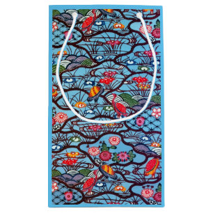 Vintages japanisches Kimono Textile (Bingata) Kleine Geschenktüte