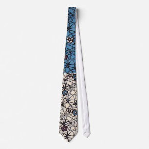 Vintages japanisches Kimono Textile (Bingata) Krawatte