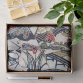 Vintages japanisches Kimono Textile (Bingata) Seidenpapier (Geschenk)