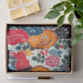 Vintages japanisches Kimono Textile (Bingata) Seidenpapier (Geschenk)