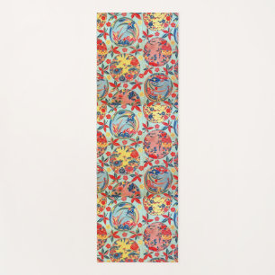 Vintages japanisches Kimono Textile (Bingata) Yogamatte