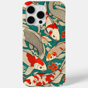 Vintages japanisches Koi-Fish-Mustergemälde Case-Mate iPhone Hülle