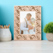 Vintages japanisches Kranmuster Geätzte Rahmen