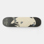 Vintages japanisches Kunstcockatoo Skateboard (Horizontal)