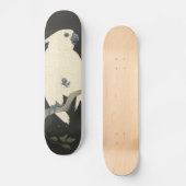 Vintages japanisches Kunstcockatoo Skateboard (Vorderseite)