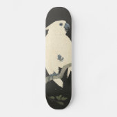 Vintages japanisches Kunstcockatoo Skateboard (Vorderseite)