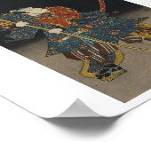 Vintages japanisches Kunstposter Poster (Ecke)