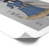 Vintages japanisches Kunstposter Poster (Ecke)