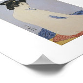 Vintages japanisches Kunstposter Poster (Ecke)