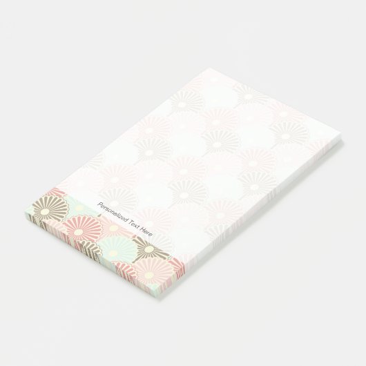 Vintages japanisches Muster Post-it Klebezettel (angewinkelt)