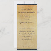 Vintages japanisches Parlament - große Einladung (Rückseite)